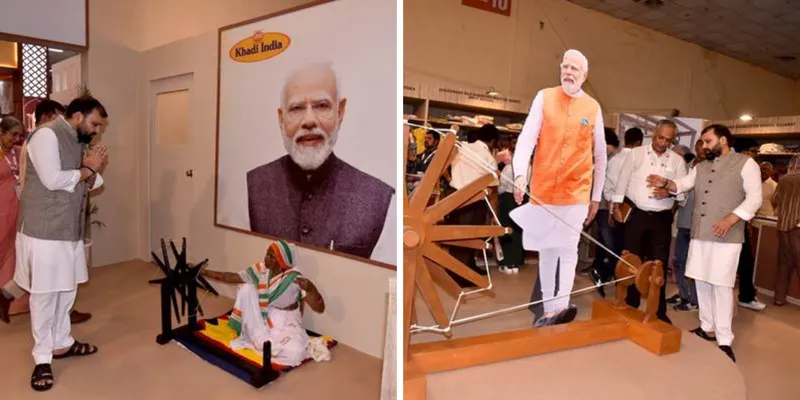 KVIC Chairman Inaugurated Khadi India Pavilion at Bharat Tex 2026 in New Delhi
